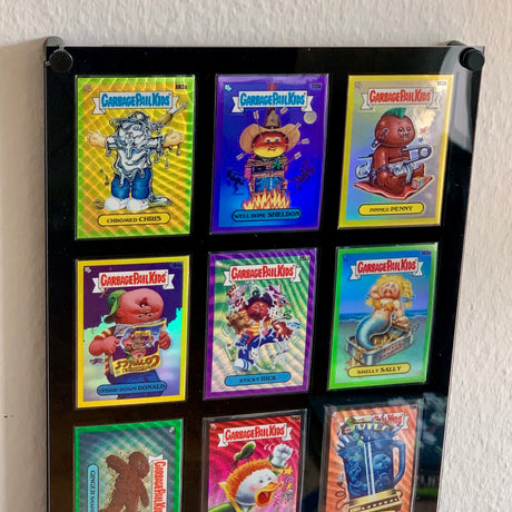Card Frame For 9 Standard Size Cards. 'Rainbow' Frame. Now for sleeved cards up to 66x91mm - Acrydis