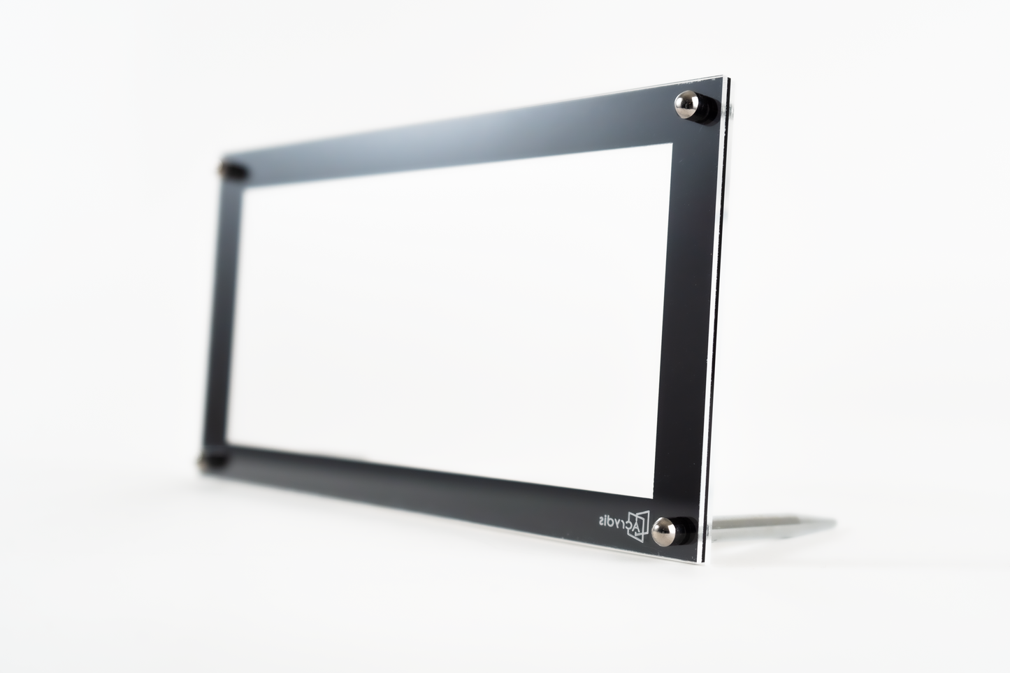 Acrylic Stand/Holder/Frame For Triptych (triple) Sketch Cards - Acrydis