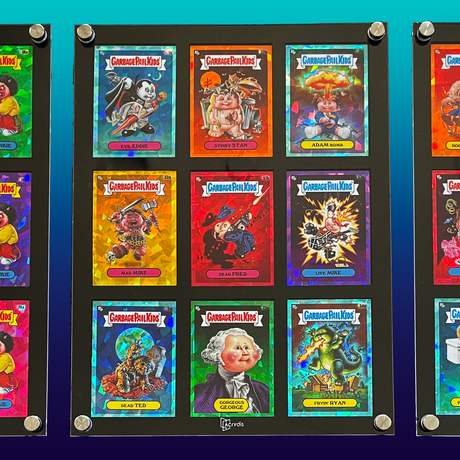 COMING SOON: Card Holder For 9 Standard Size Cards. 'Rainbow' Frame. Now for sleeved cards up to 66x91mm - Acrydis