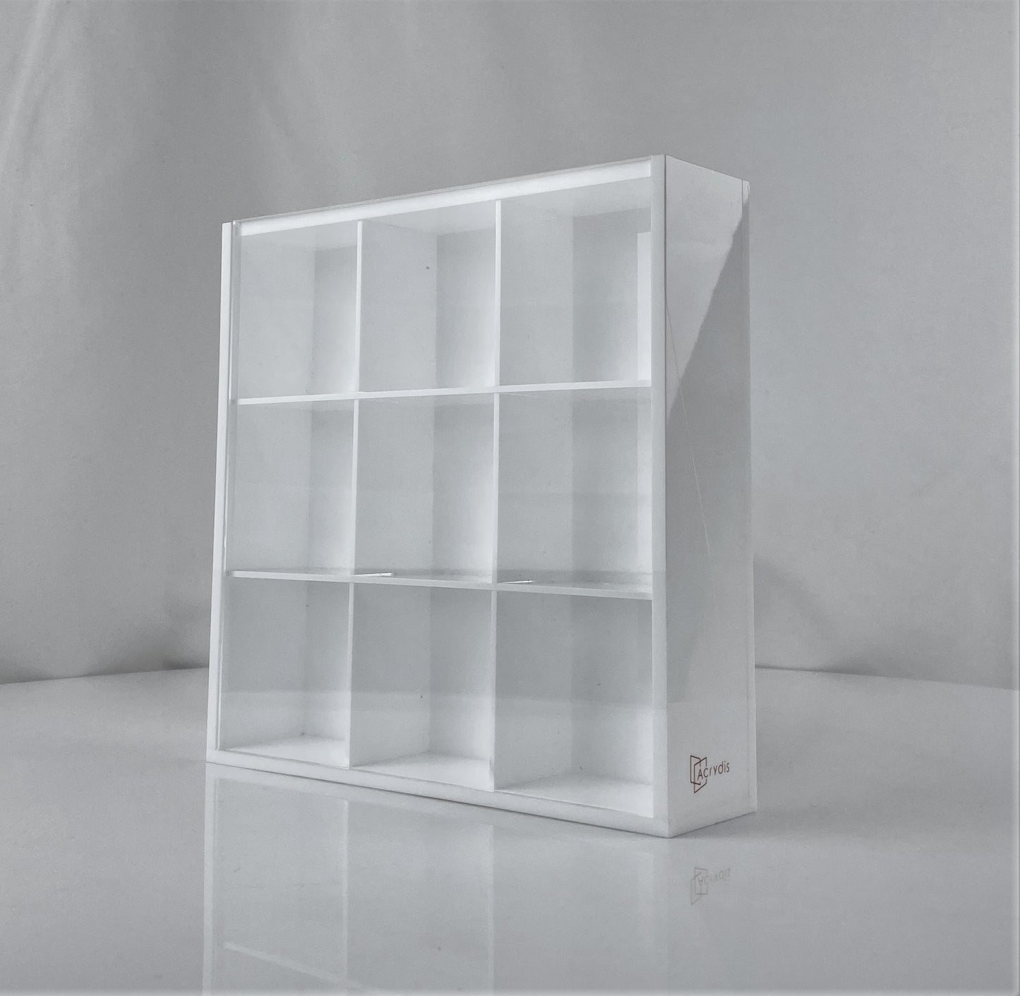 Acrylic (White) Protective Display Case for Get A Grip / Garbage Pail Kids Skateboard Wheels Set - Acrydis