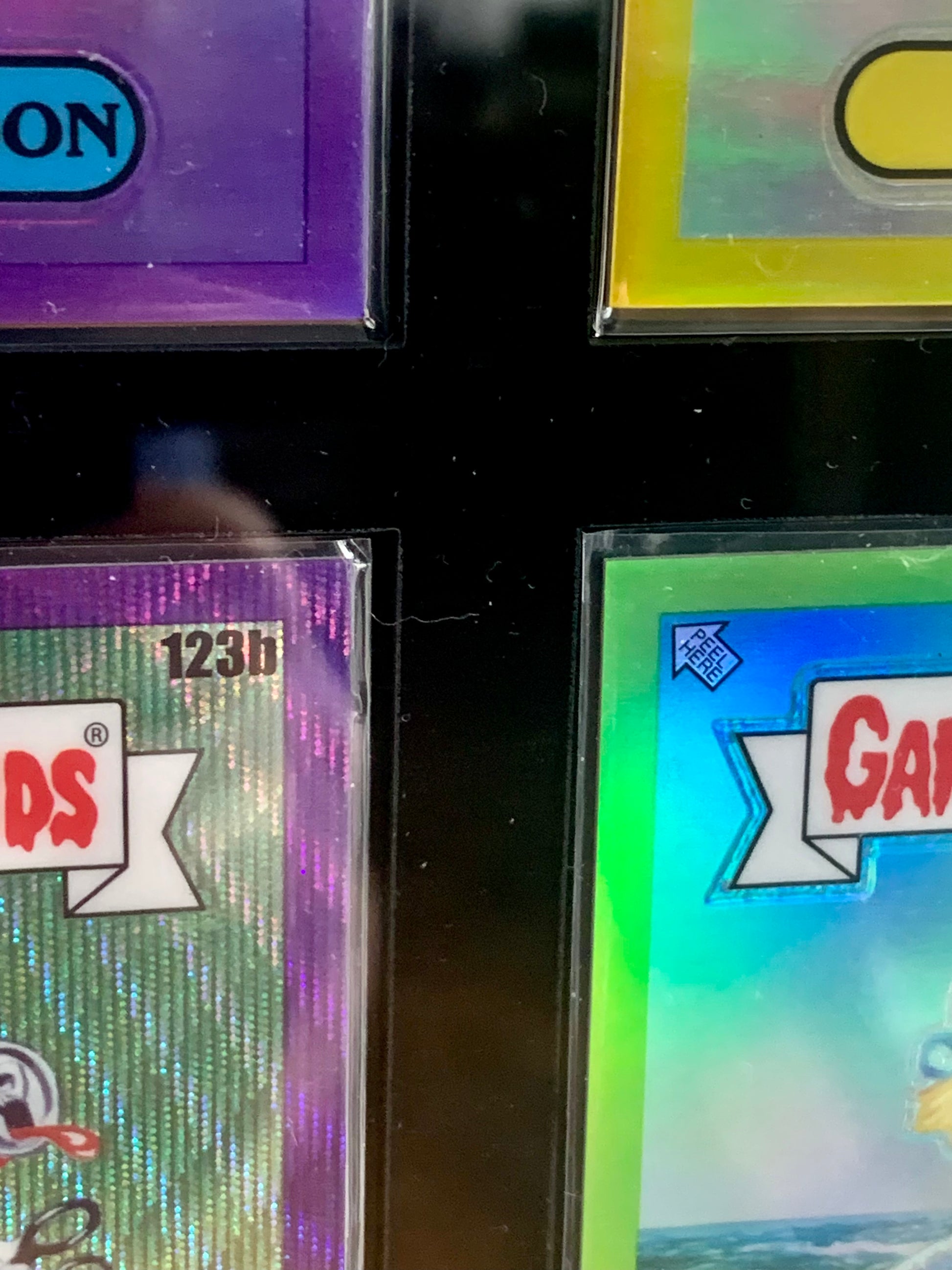 Card Frame For 9 Standard Size Cards. 'Rainbow' Frame. Now for sleeved cards up to 66x91mm - Acrydis