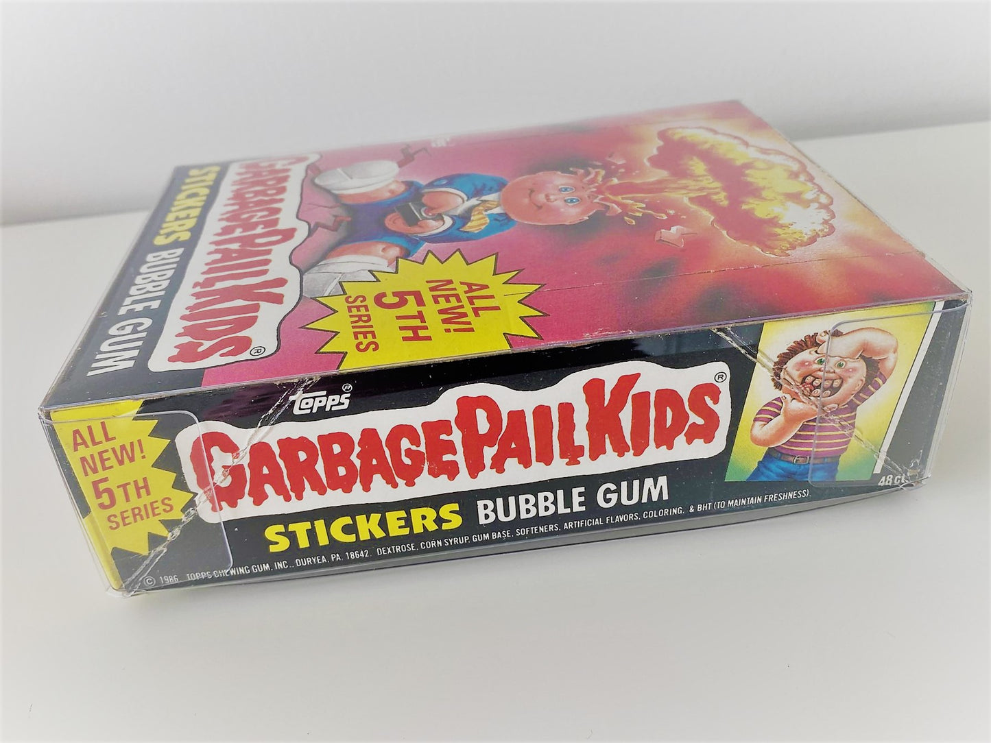 5x Thick DIY Plastic (PET) Protection Boxes For US Garbage Pail Kids Original Series 1-15 Boxes - Acrydis