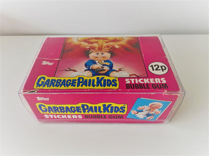5x Thick DIY Plastic (PET) Protection Boxes For UK Garbage Pail Kids/Garbage Gang Original Series - Acrydis