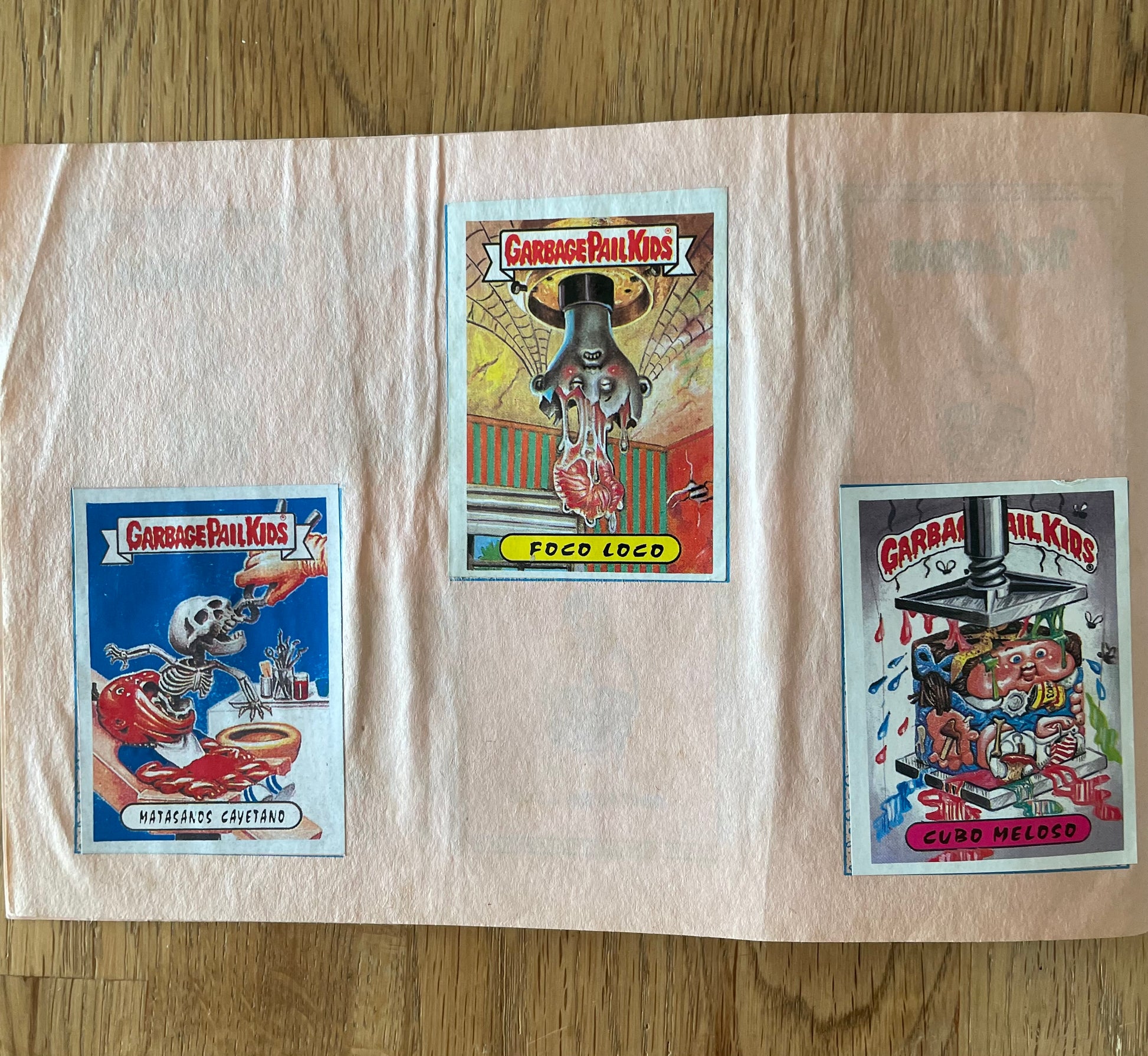 Garbage Pail Kids | The Garbage | ORIGINAL Peru series 2 1991 | FULL album - Acrydis