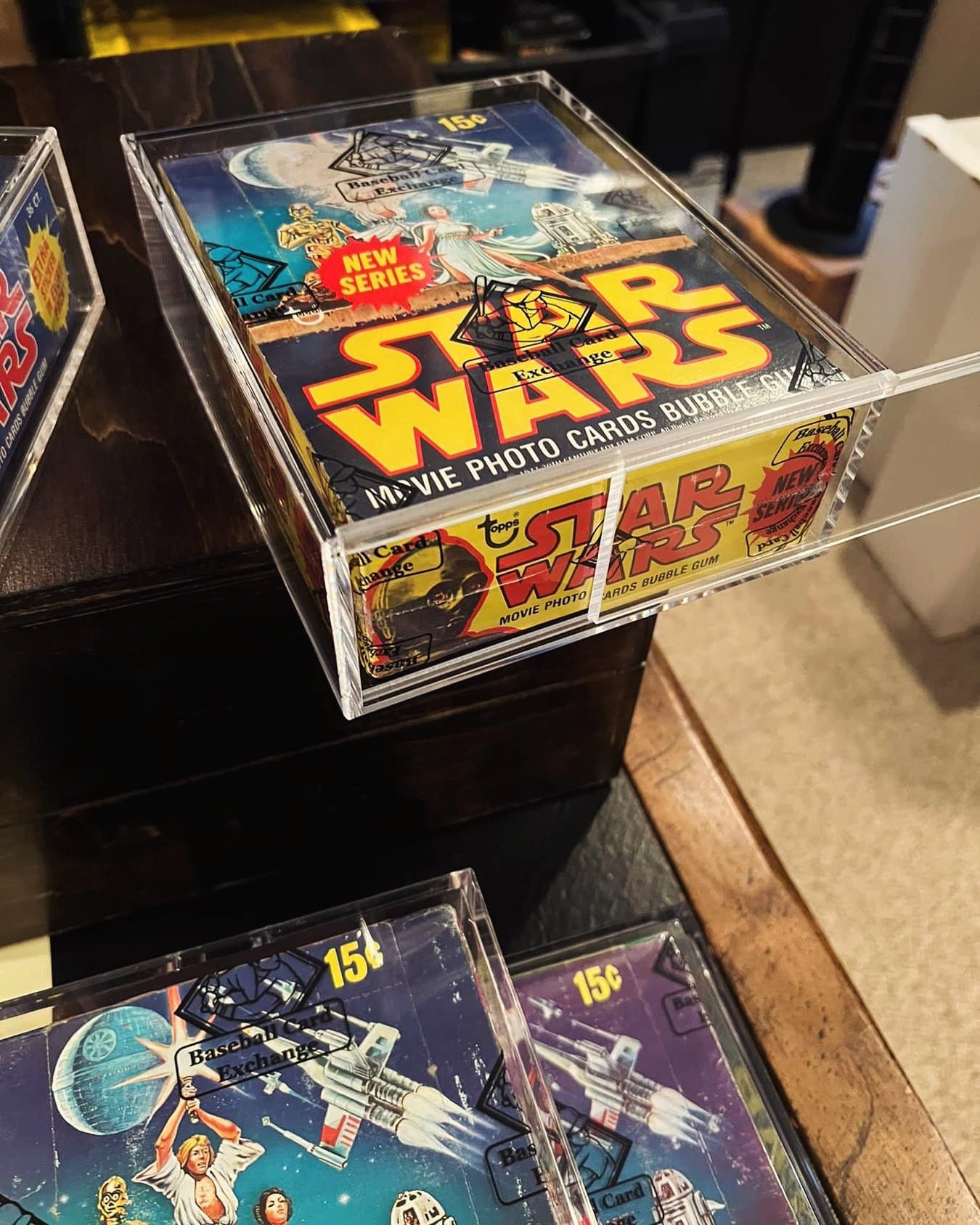 Acrylic Protective Box for Topps Garbage Pail Kids Original Series 1-15 (Fits 48x Wax Boxes) - Acrydis Star Wars