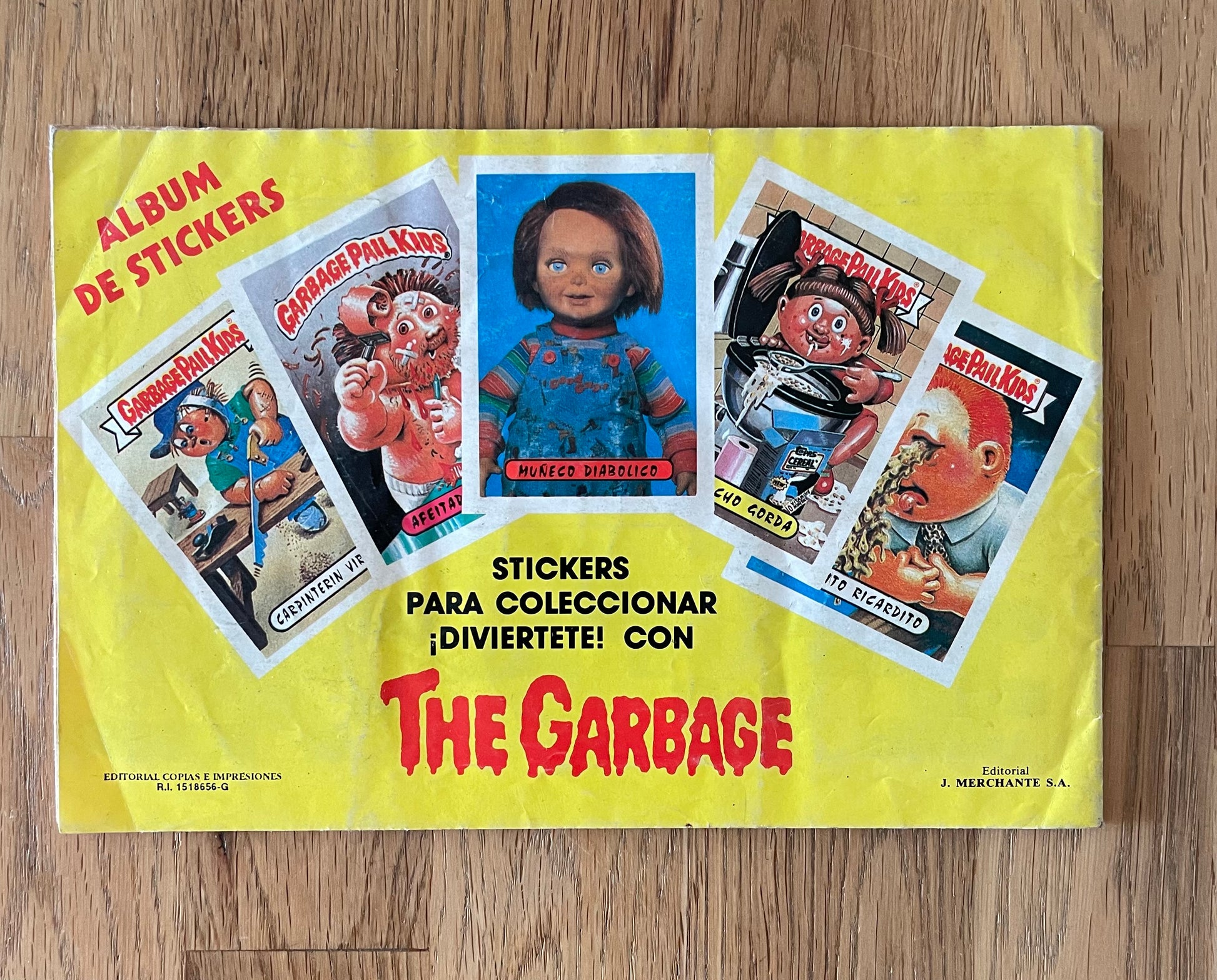 Garbage Pail Kids | The Garbage | ORIGINAL Peru series 2 1991 | FULL album - Acrydis