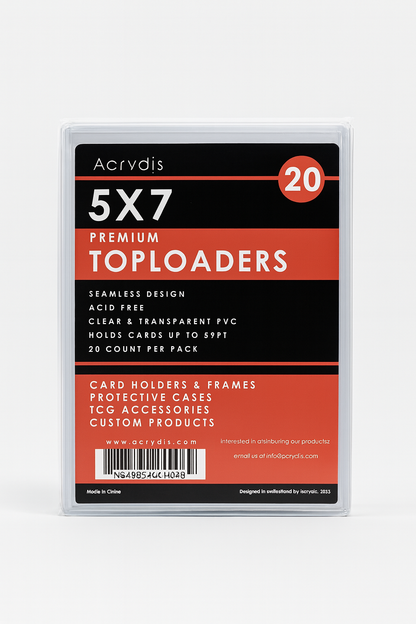 5'' x 7'' Toploaders for Giant Thick Cards up to 59PT