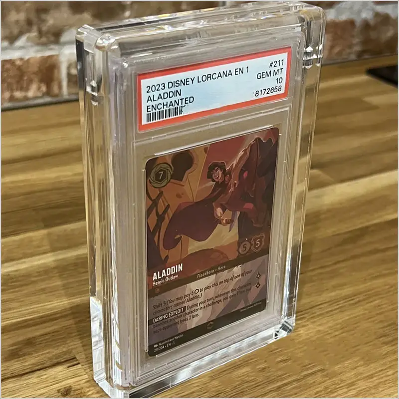 Acrylic Premium Case for PSA Slabs - UV protection - 5mm Thick - Acrydis