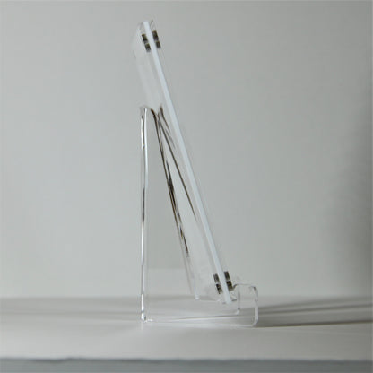 Magnetic Acrylic Protective Card Holder For One Single Card (white) - Acrydis