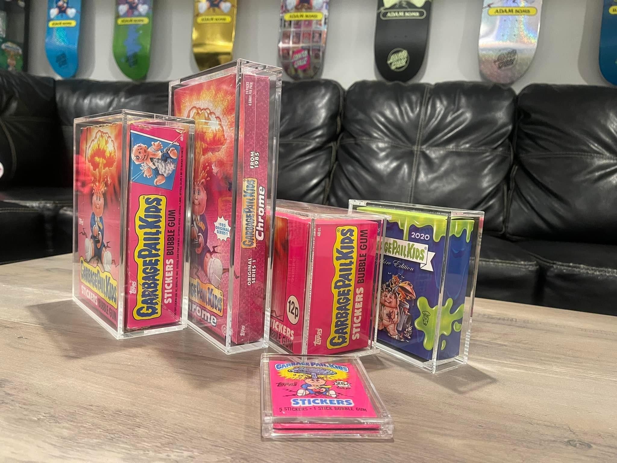 garbage pail kids acrylic protective cases