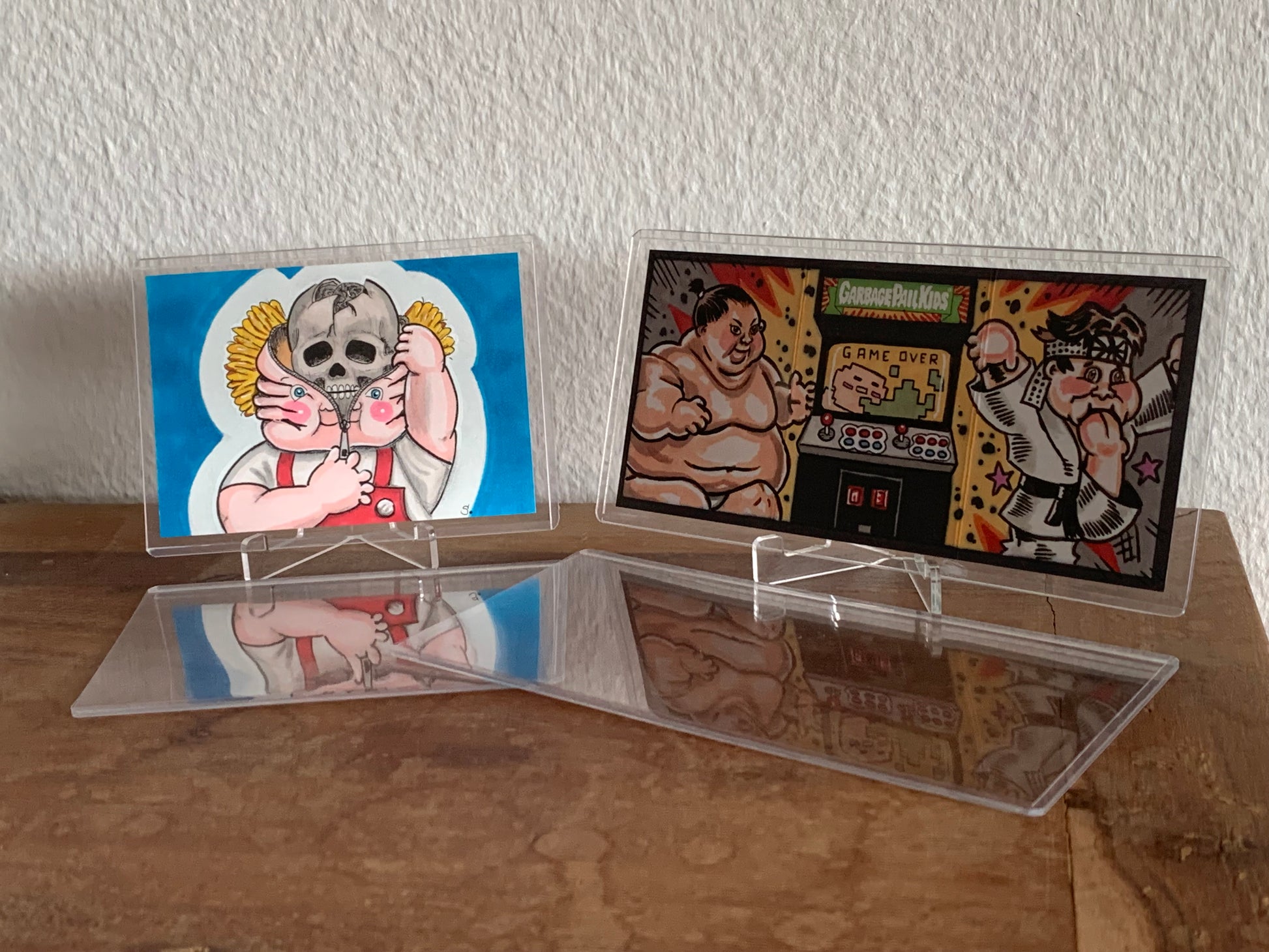 4'' x 8'' Toploaders for triptych sketch cards or triple standard cards - Acrydis