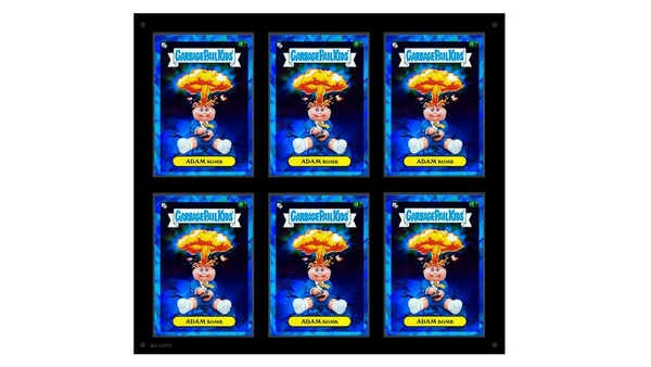 Acrylic Frame With Black Magnets For 6 (2x3) Standard Size Cards