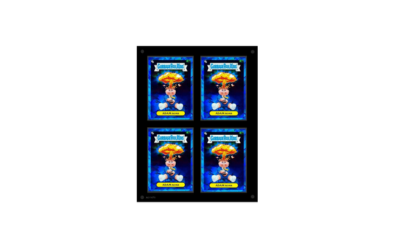 Acrylic Frame With Black Magnets For 4 (2x2) Standard Size Cards