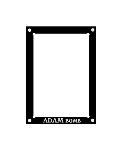 Single Card Hoder with UV printed ADAM BOMB name - Acrydis