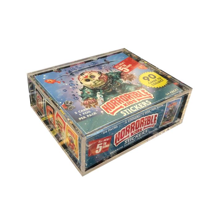 Acrylic Protective Box For Mark Pingitore's Independent Series 24-pack boxes (The Horrorible, Nintendopes, Disasters, etc.) - Acrydis