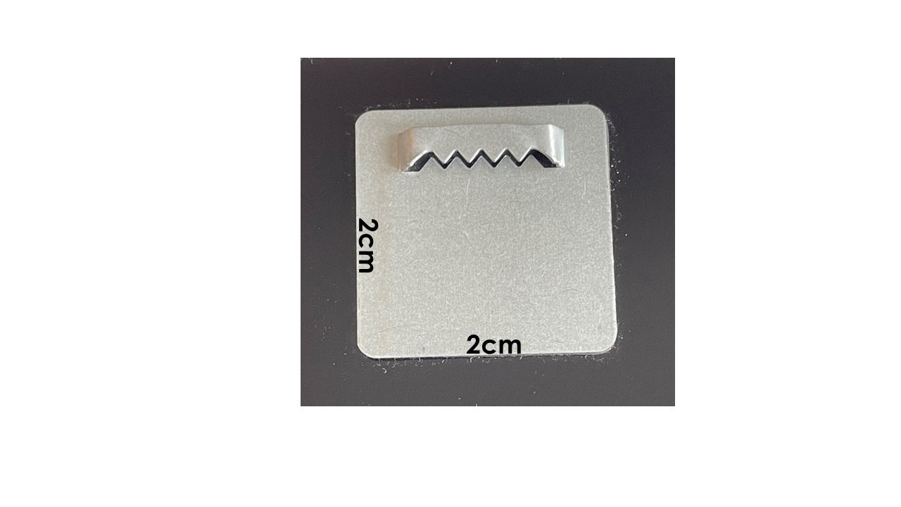 1x 3M Sawtooth For Wall Hanging - IDEAL FOR MAGNETIC FRAMES AND HOLDERS - Acrydis