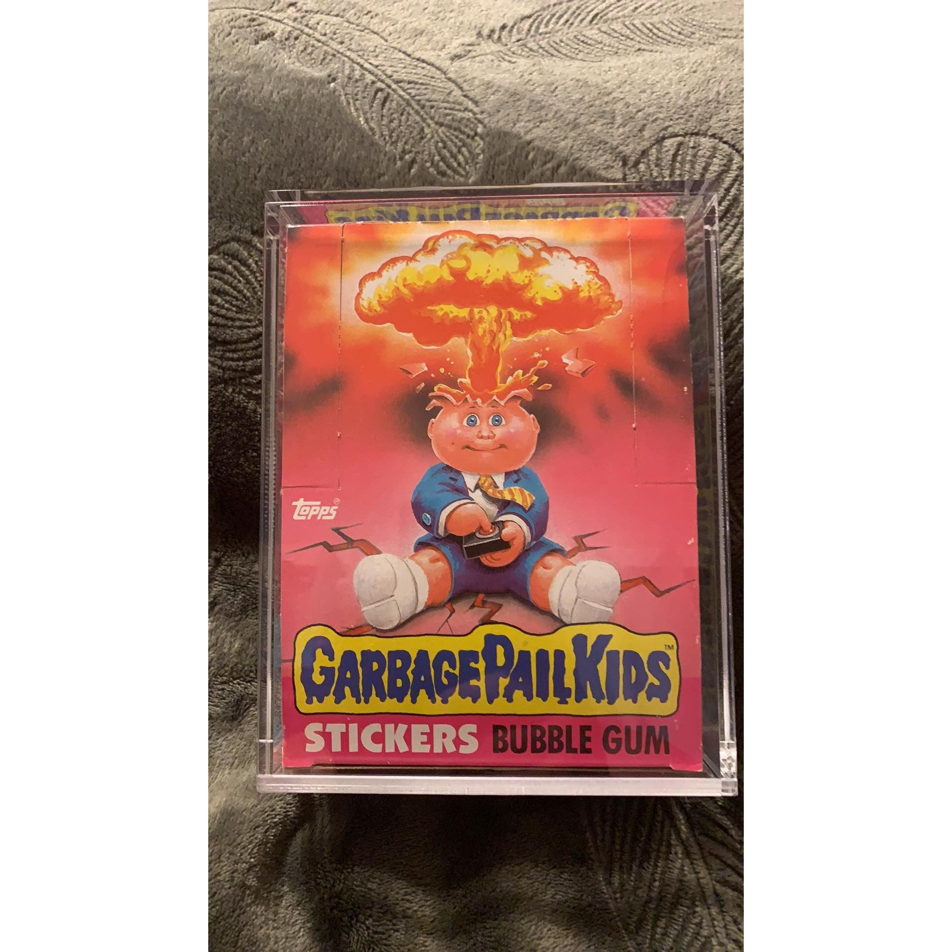 garbage pail kids booster box Acrylic Protective Box for Topps Garbage Pail Kids Original Series 1-15