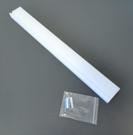 White Acrylic Shelf for (5) PSA slabs and/or (5) One Touch 35pt