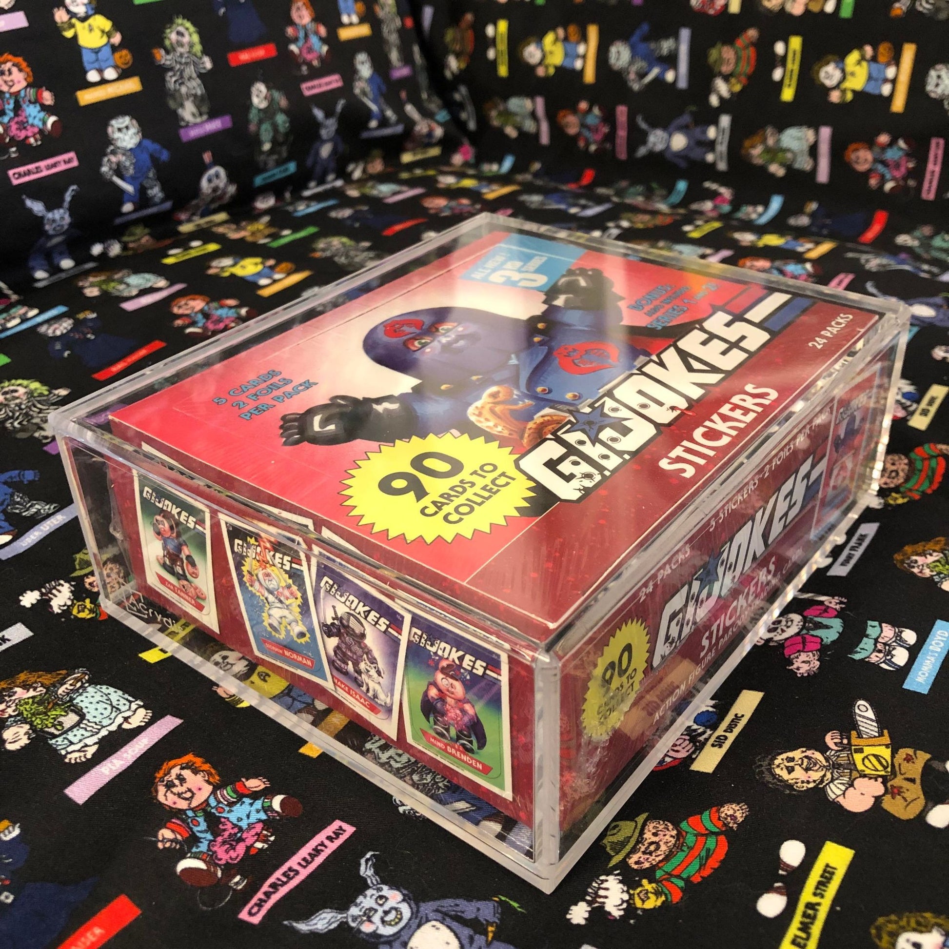 Protective Case For Mark Pingitore's Independent Series 24-pack boxes (The Horrorible, Nintendopes, Disasters, etc.) - Acrydis