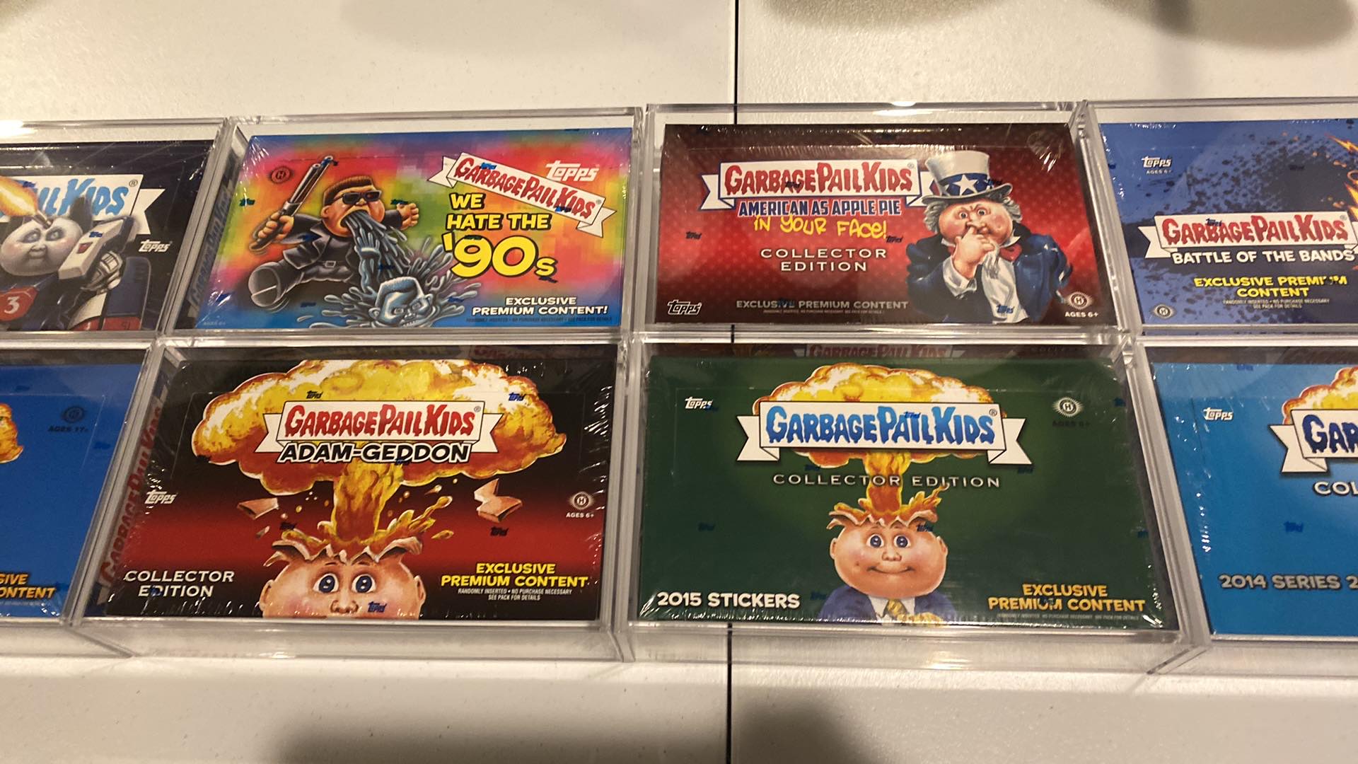 Acrylic protective Box For Topps Garbage Pail Kids Collector Edition Hobby Box (AAAP - Bookworms - 30th etc.) - Acrydis