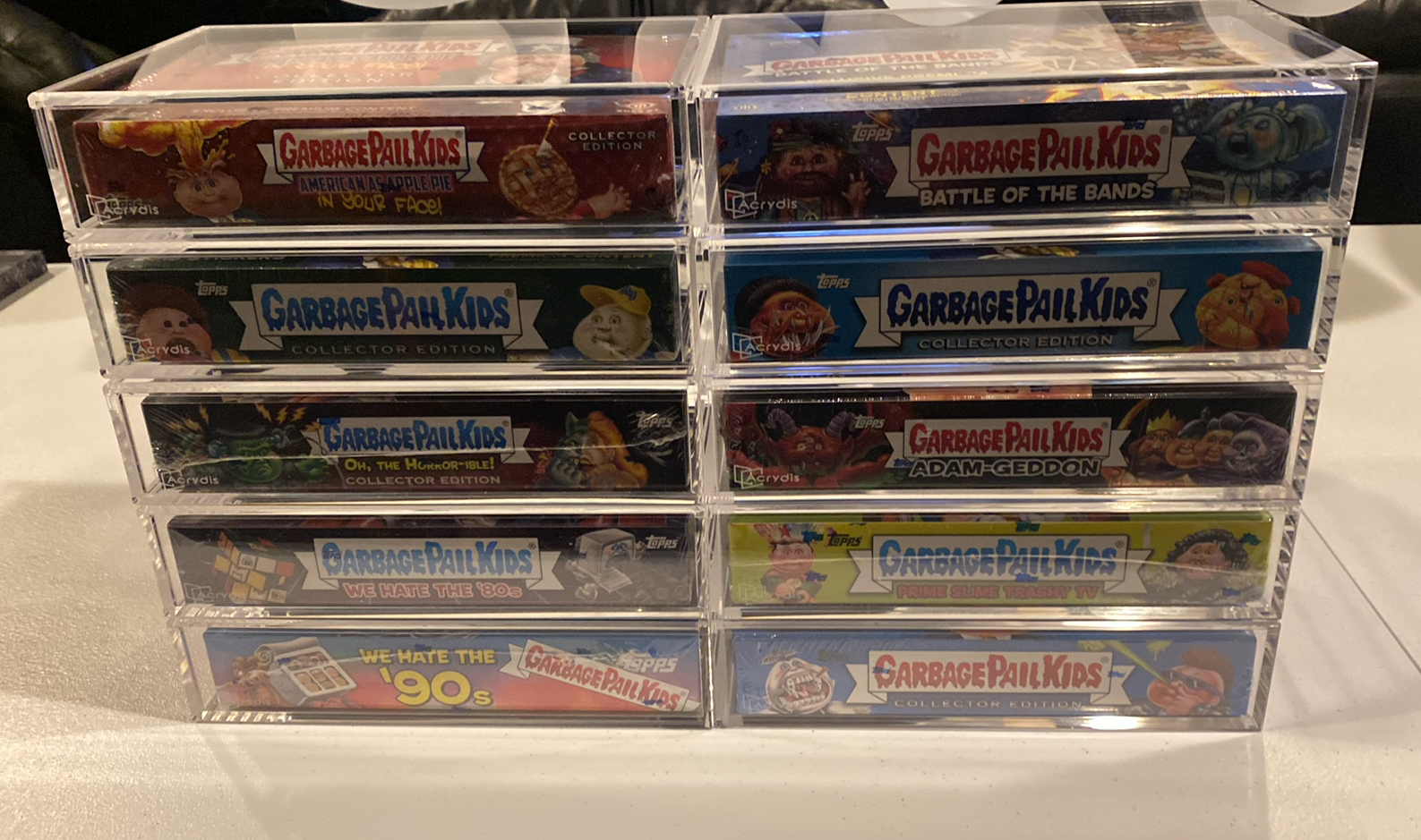 Acrylic protective Box For Topps Garbage Pail Kids Collector Edition Hobby Box (AAAP - Bookworms - 30th etc.) - Acrydis