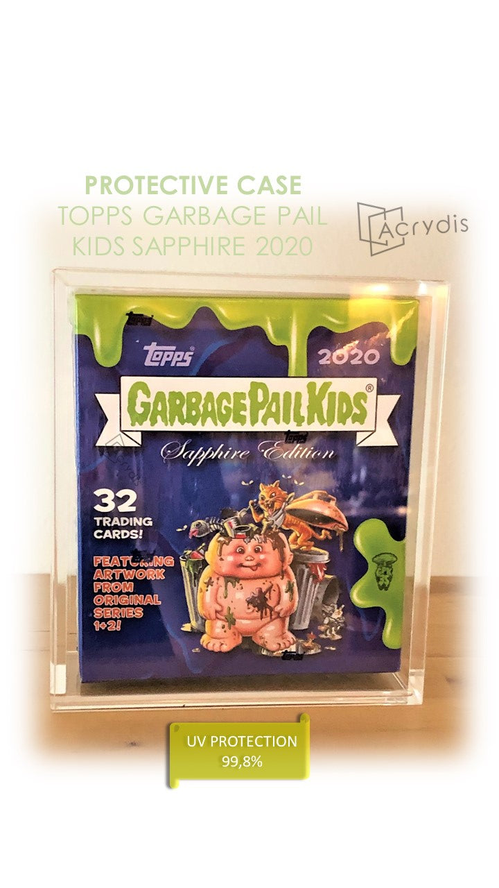 ACRYLIC PROTECTIVE CASE TOPPS GARBAGE PAIL KIDS SAPPHIRE BOX 2020