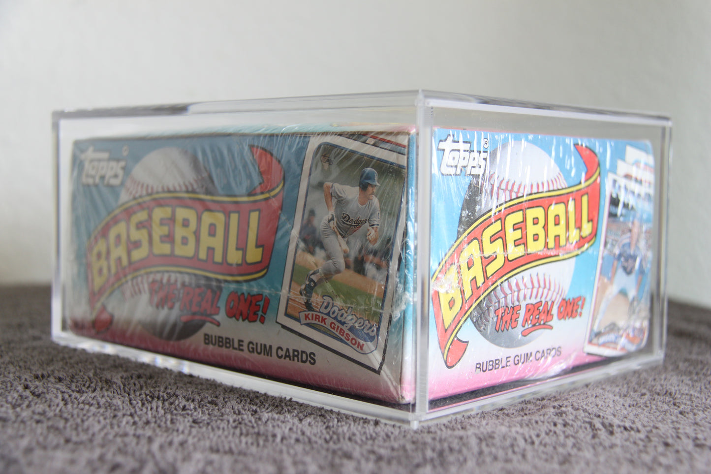 Topps Baseball/Football Wax Box 1980-1991 - Protective Display Case - Acrydis