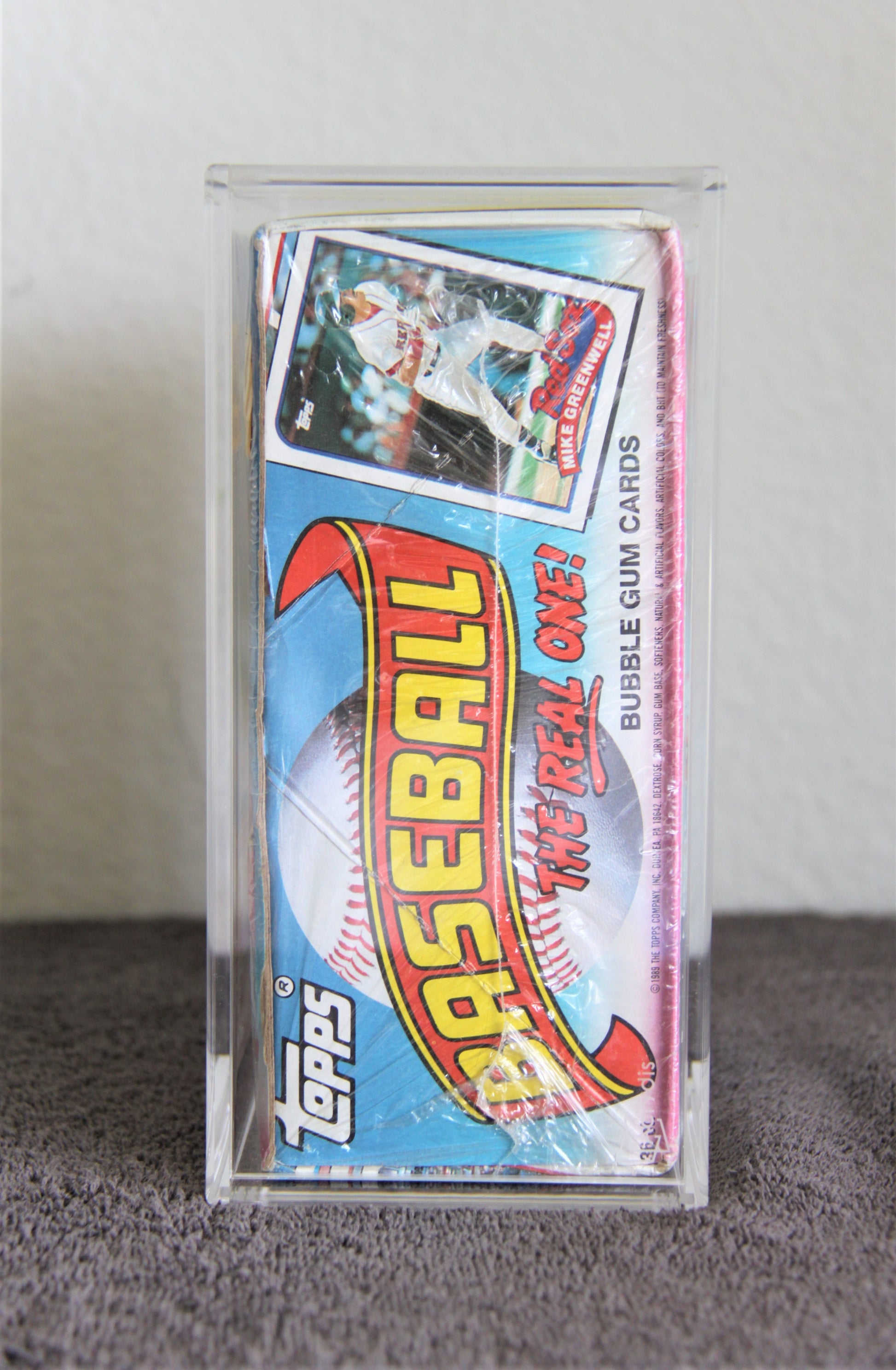 Topps Baseball/Football Wax Box 1980-1991 - Protective Display Case - Acrydis