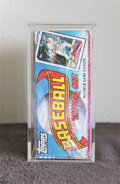 Topps Baseball/Football Wax Box 1980-1991 - Protective Display Case - Acrydis