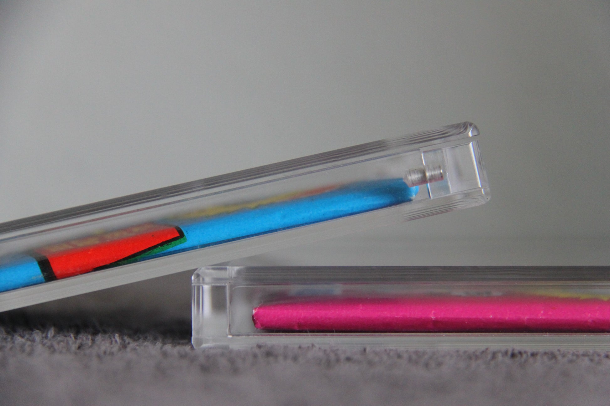 Protective Box for 2-1/2 inches by 3-1/2 inches, 1/4 thick wax packs. - Acrydis