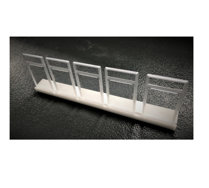 White Acrylic Shelf for (5) PSA slabs and/or (5) One Touch 35pt